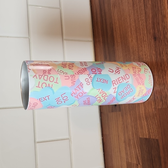 20 oz love heart Travel mug - Picture 3 of 4